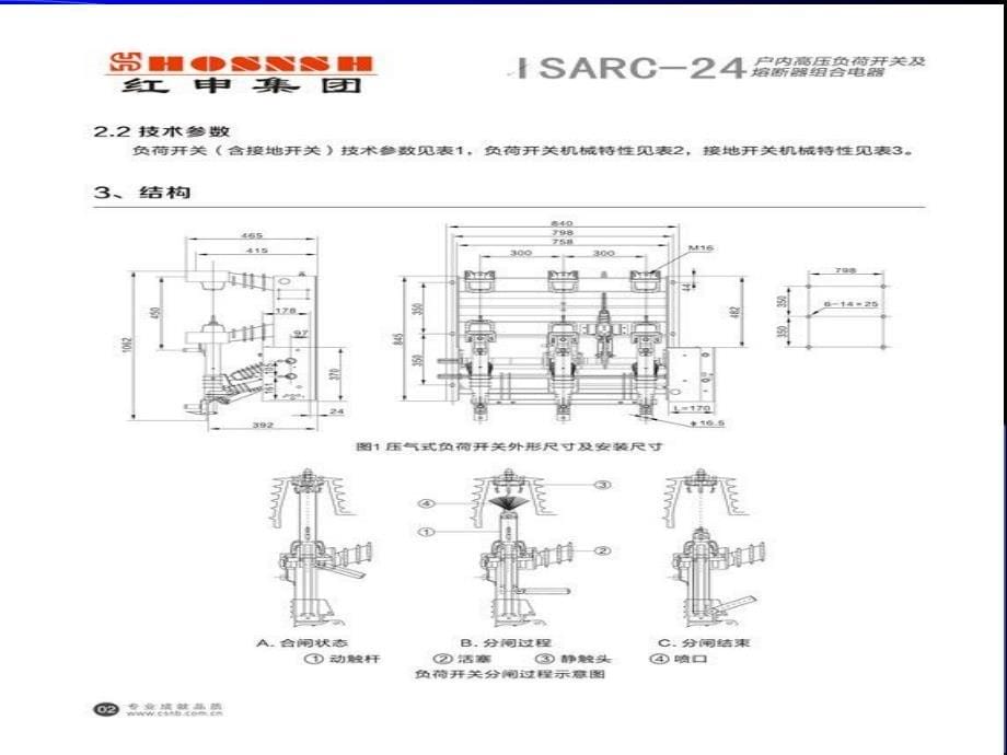 TEC-ISARC-1P,TEC-ISARC-2P-24KV负荷开关说明书_第5页