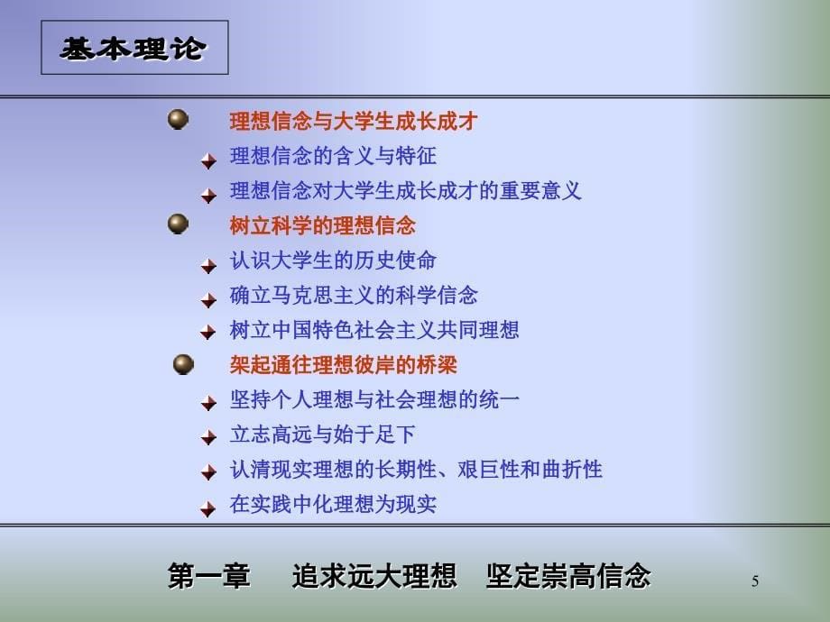 2014版第一章追求远大理想坚定崇高信念_第5页