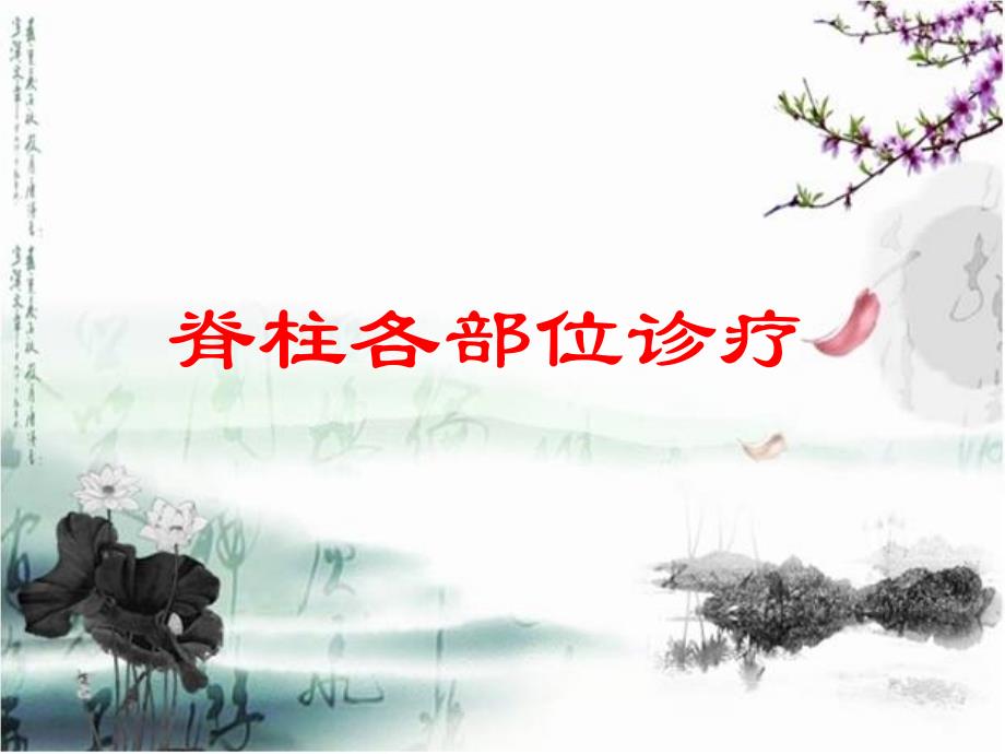 10脊柱各部位诊疗_第1页