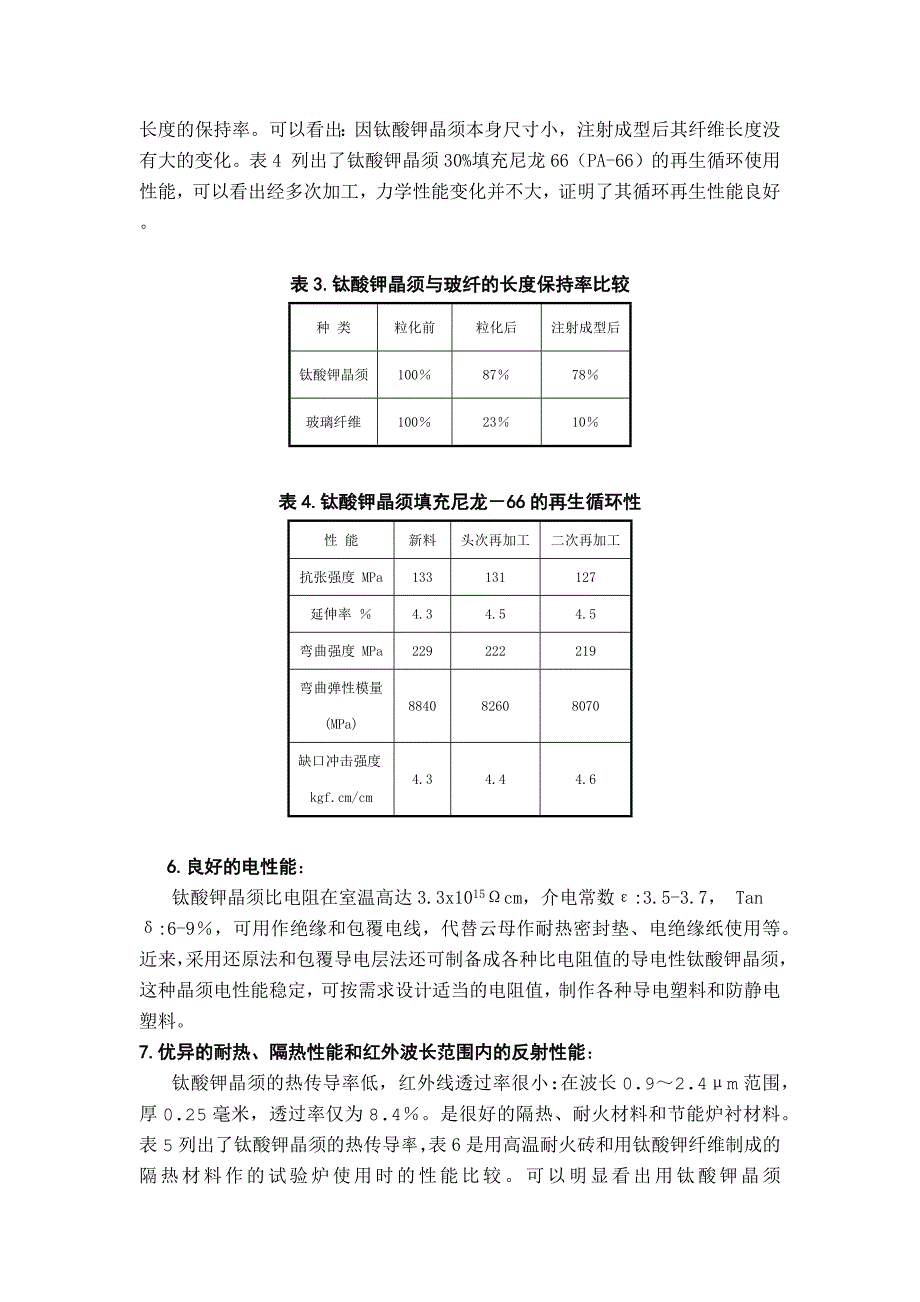 高性能增强和导电纤维材料钛酸钾晶须_第4页