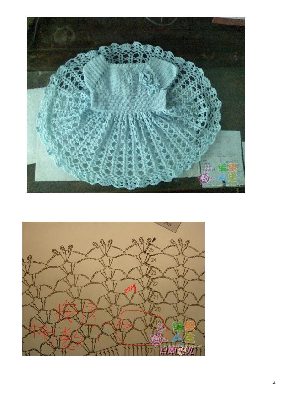 【DIY】儿童裙子编织图片与教程_第2页