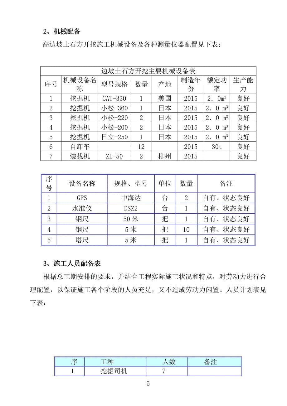 【2017年整理】高边坡土方开挖专项方案_第5页