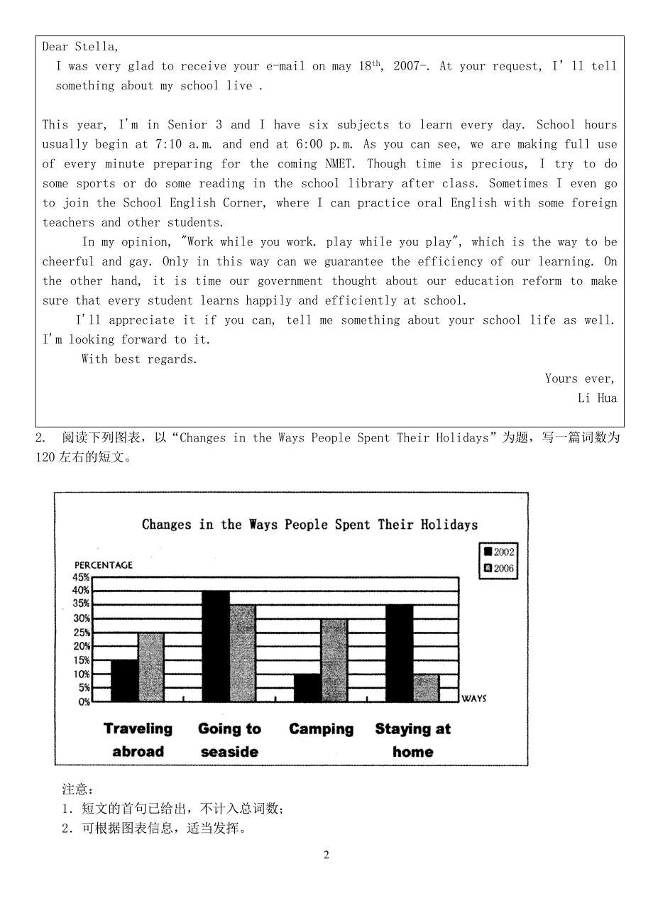 2007年高考英语作文扫描篇_第2页