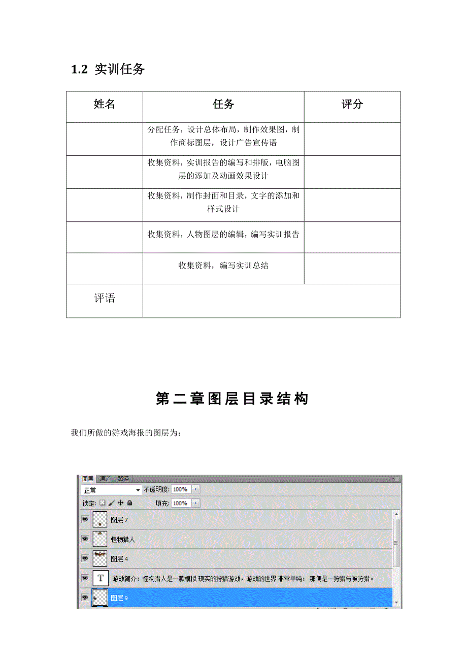 Photoshop图像处理实训报告_第3页