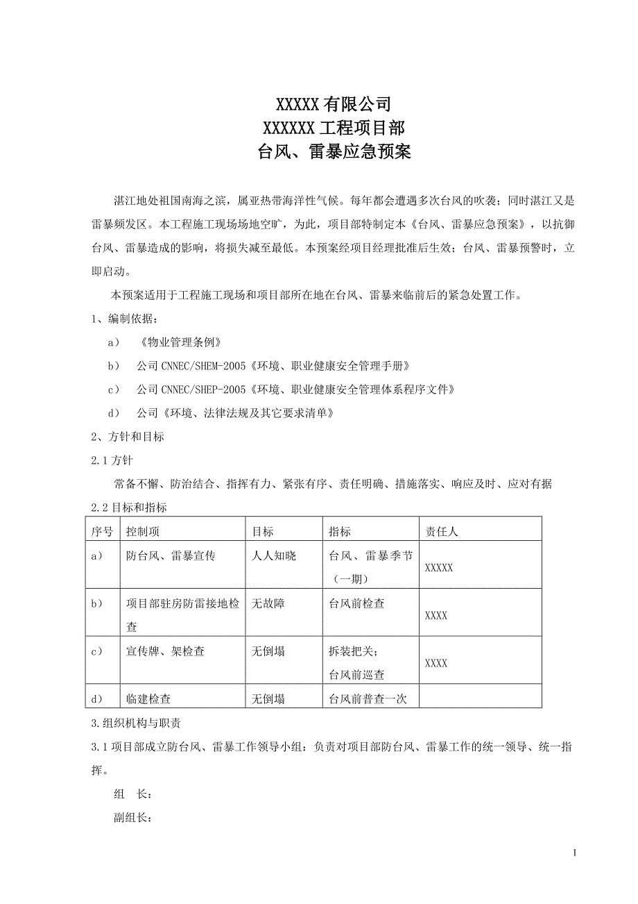 台风、雷暴应急预案_第2页