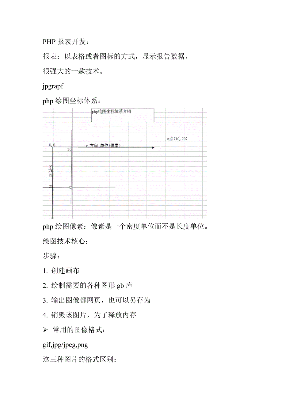 PHP报表学习笔记_第1页