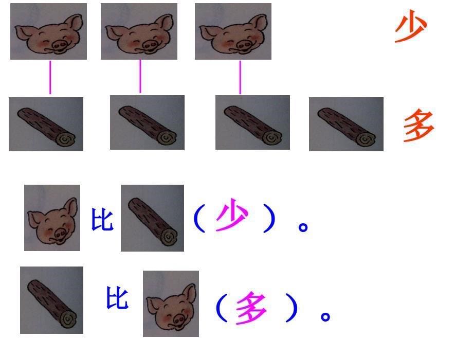 2012人教版课标修订版小学数学一年级上册第二课《比多少》PPT_第5页