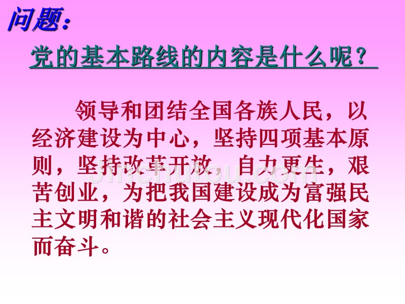 九年级政治党的基本路线2_第3页