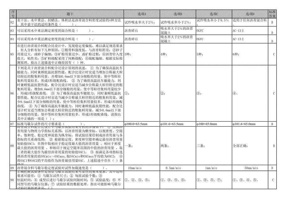 公路工程试验检测员(公路)题库_第5页