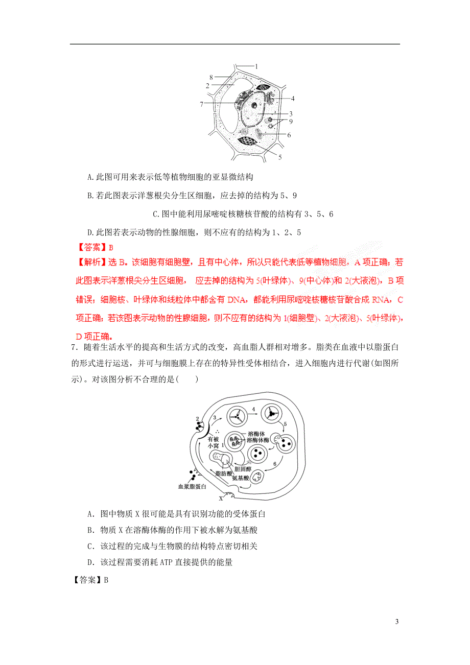 2013高考生物密破仿真预测卷10_第3页