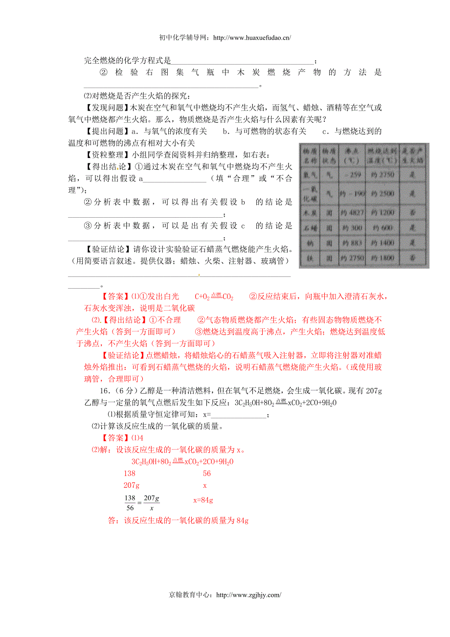 芜湖市2011年中考化学试题及答案_第4页