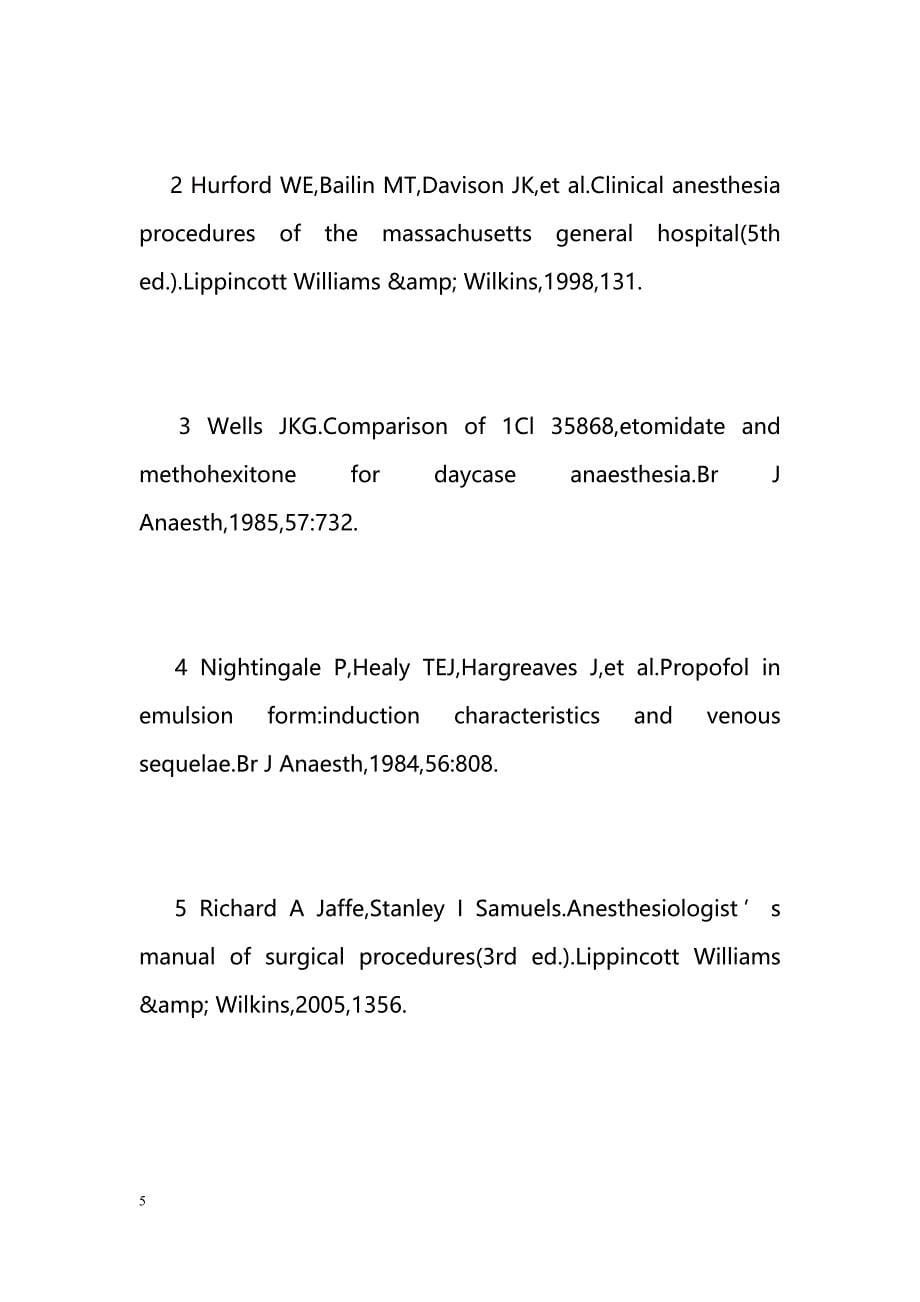 TIVA在胃镜检查中的应用体会_第5页