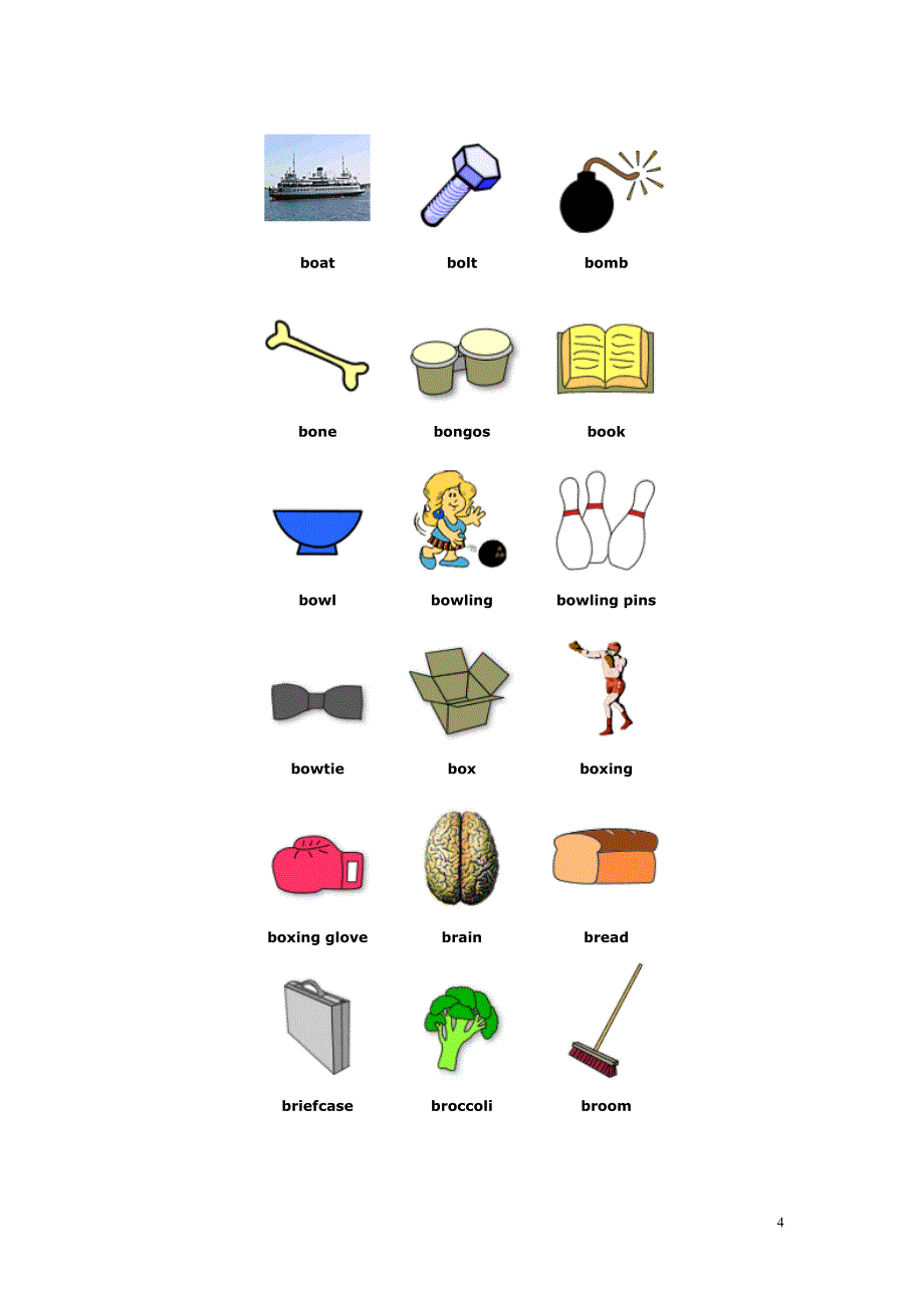 常用英语图片单词汇编_第4页