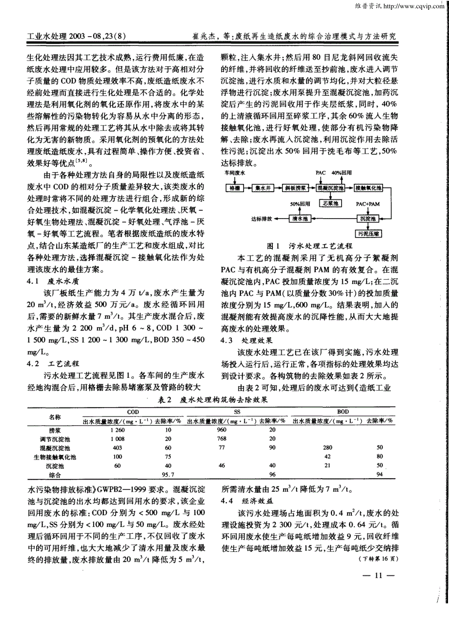 废纸再生造纸废水的综合治理模式与方法研究_第3页