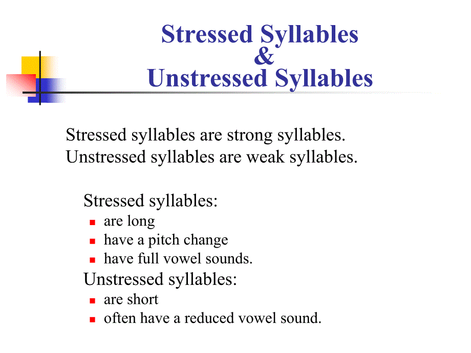 英语语音课件---Unit09 Stressed Words & Unstressed Words in a Sentence_第3页