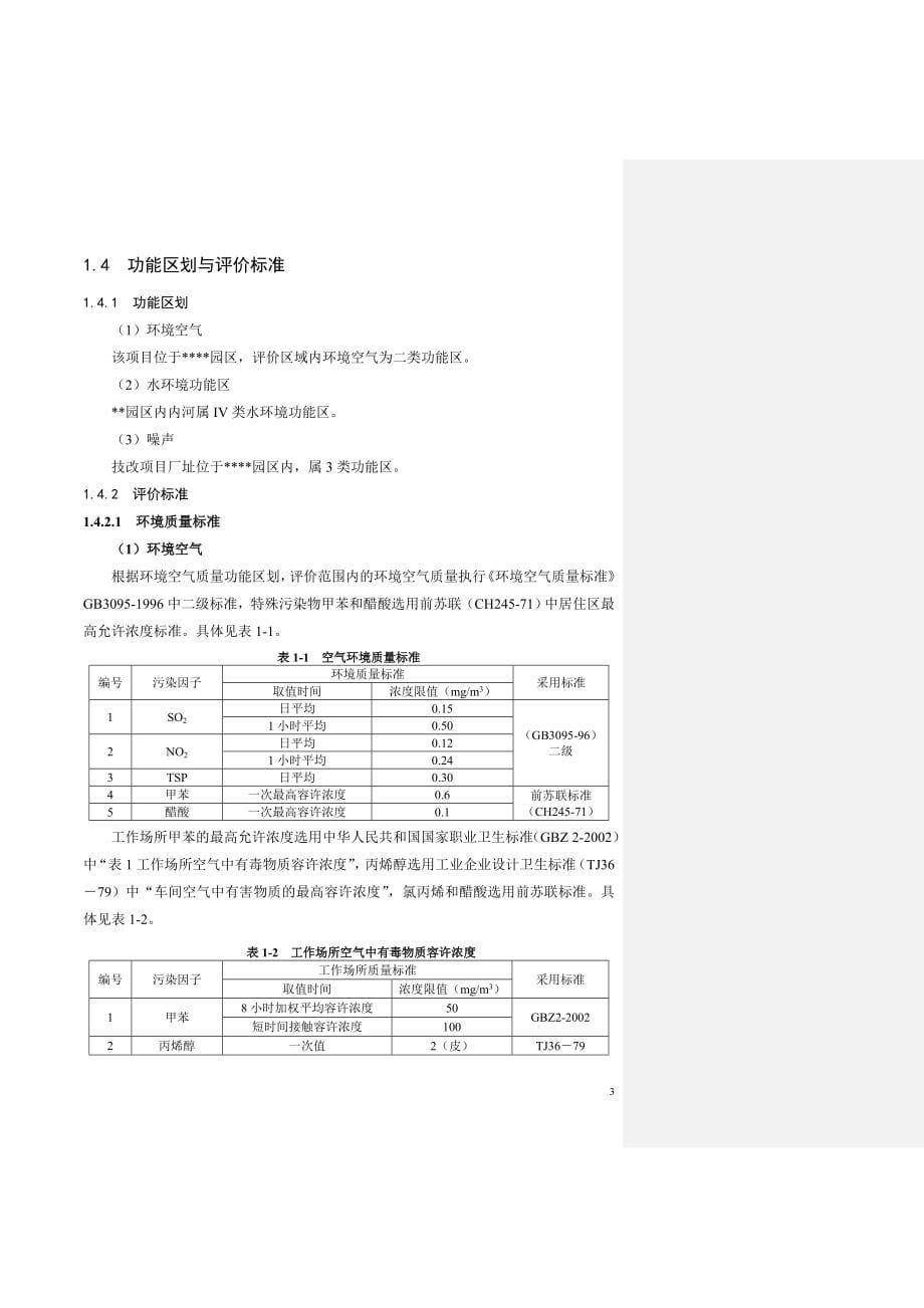 三聚氰酸丙烯酯精细化工环评报告书_第5页