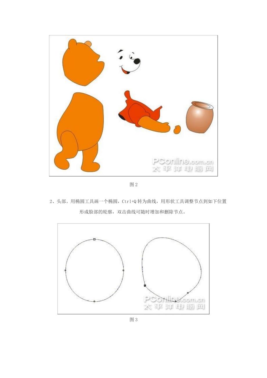 Coreldraw绘制小熊维尼_第2页