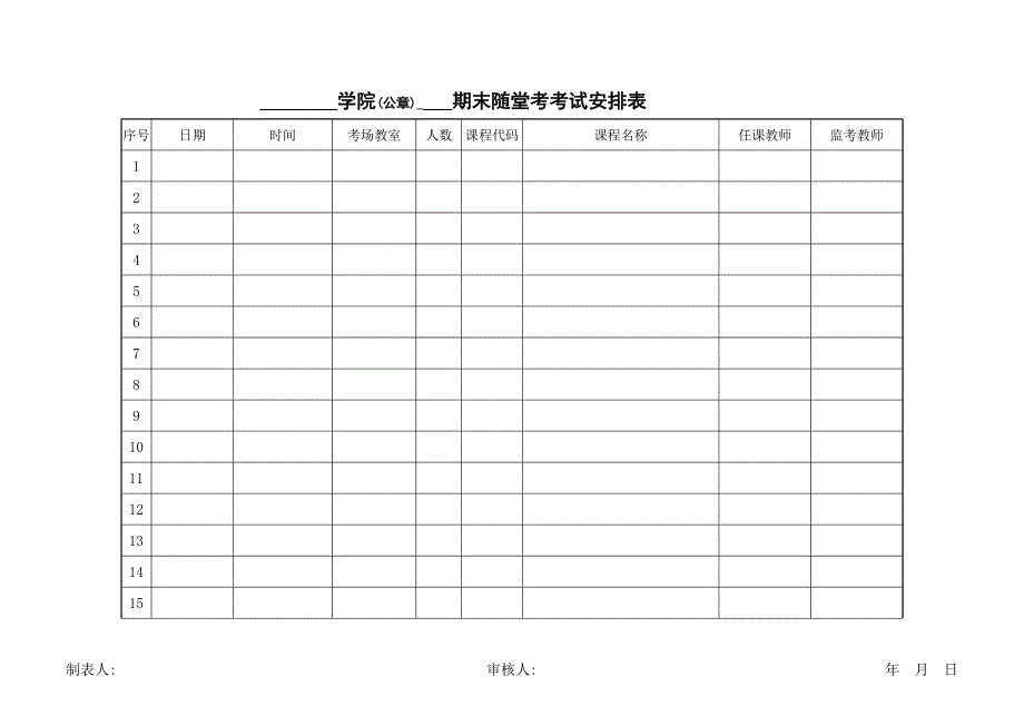 关于各学院造监考费的几点说明_第3页