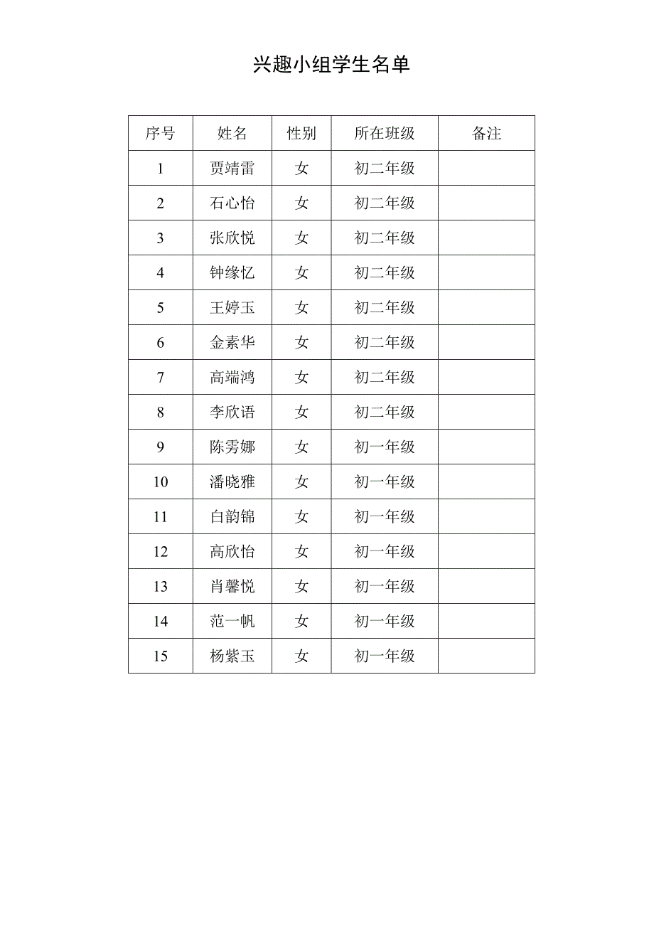 ■舞蹈兴趣小组活动记录_第2页