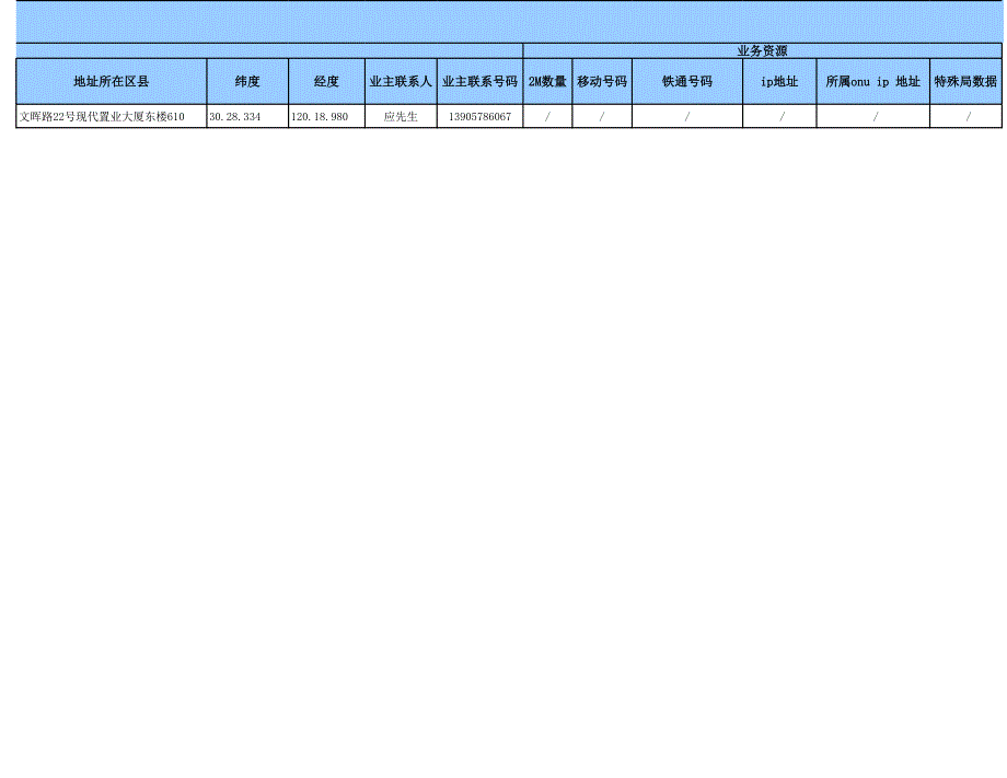 (拱墅区)验收物理信息表8_第2页