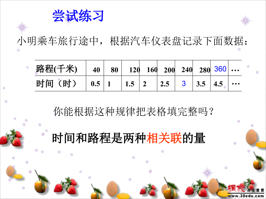 (北师大版)六年级数学下册课件_正比例的意义_第4页