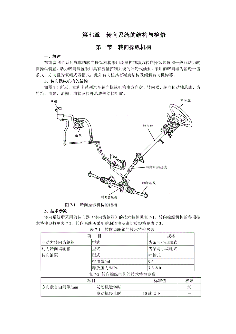 东南富利卡转向系统的维修_第1页