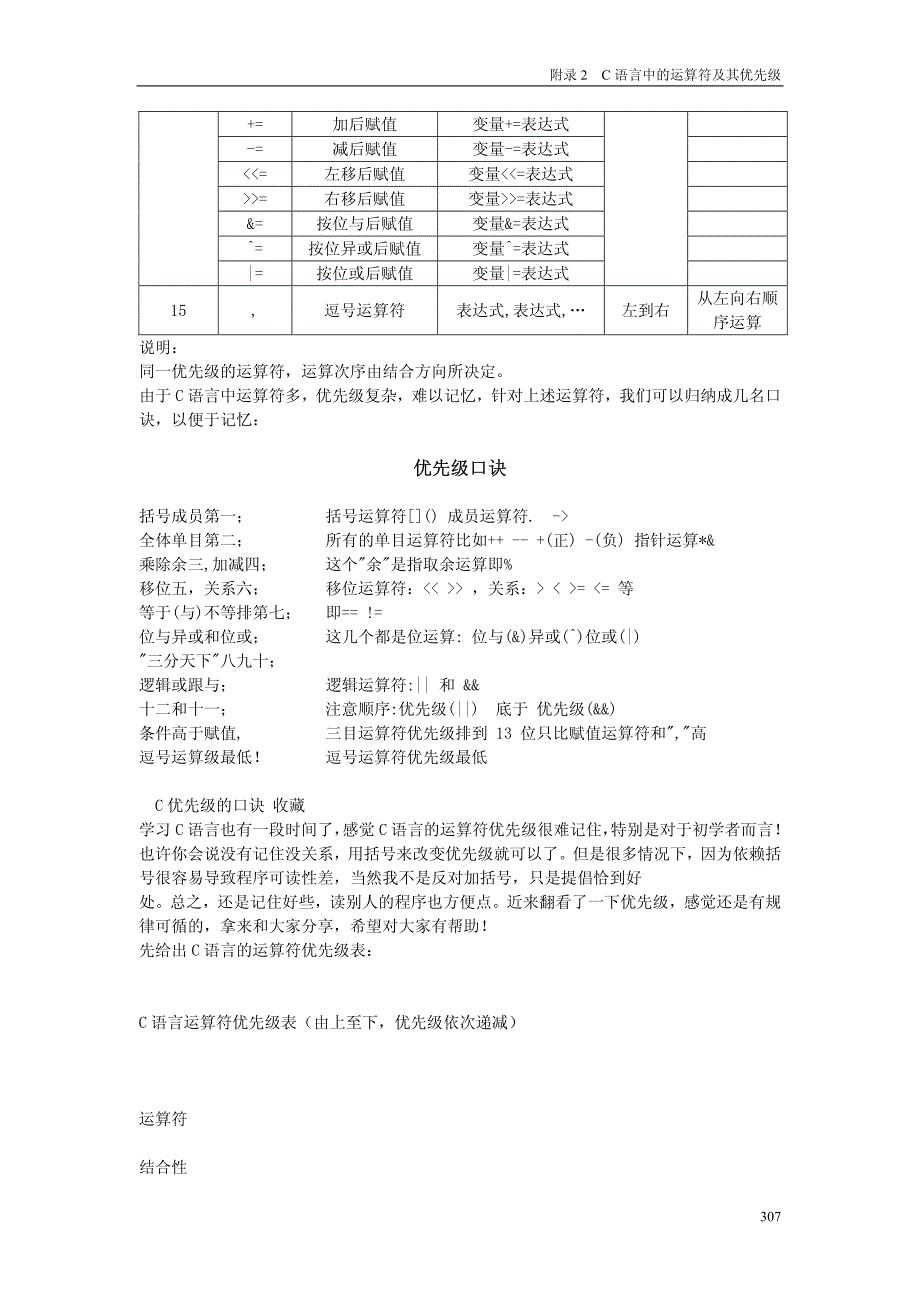 C语言符号优先级_第2页