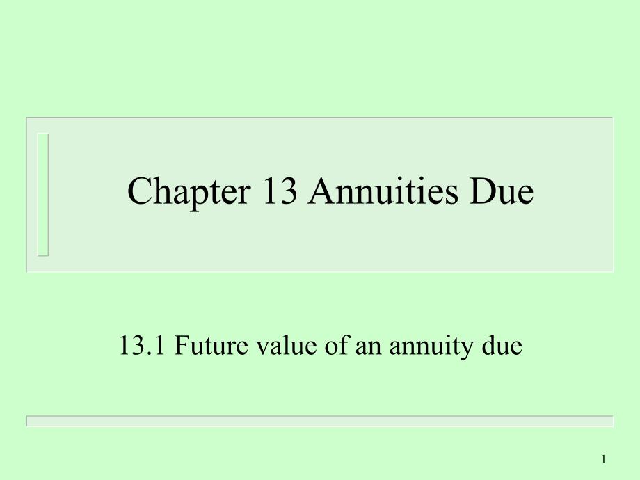 Future value of an annuity due_第1页