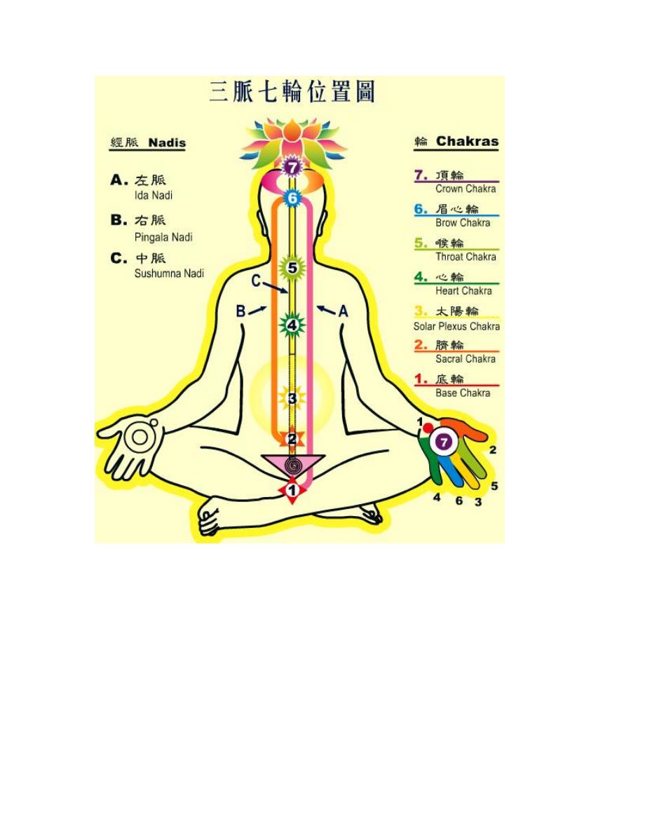 七轮人体位置图色彩能量疗法的颜色意义七轮能量失衡所出现的症状_第3页