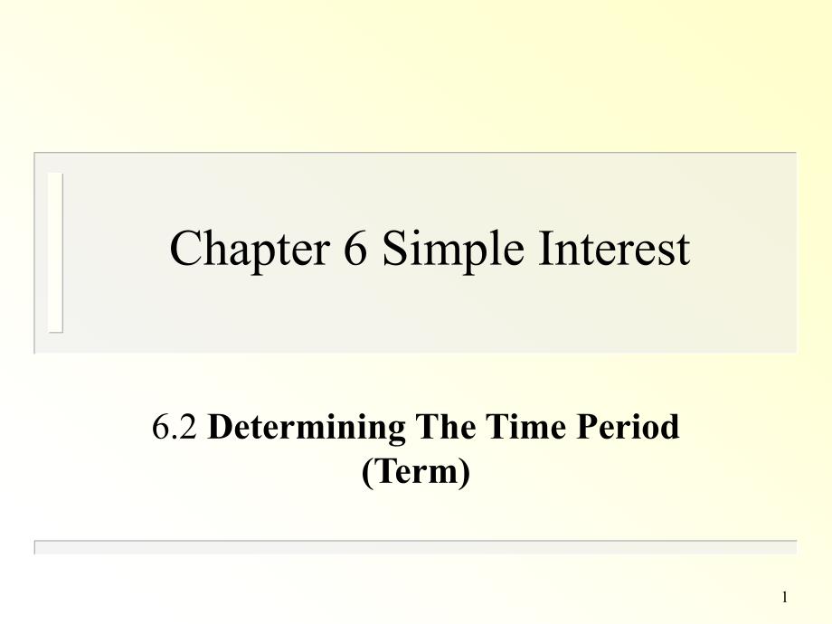 Determining The Time Period Term_第1页