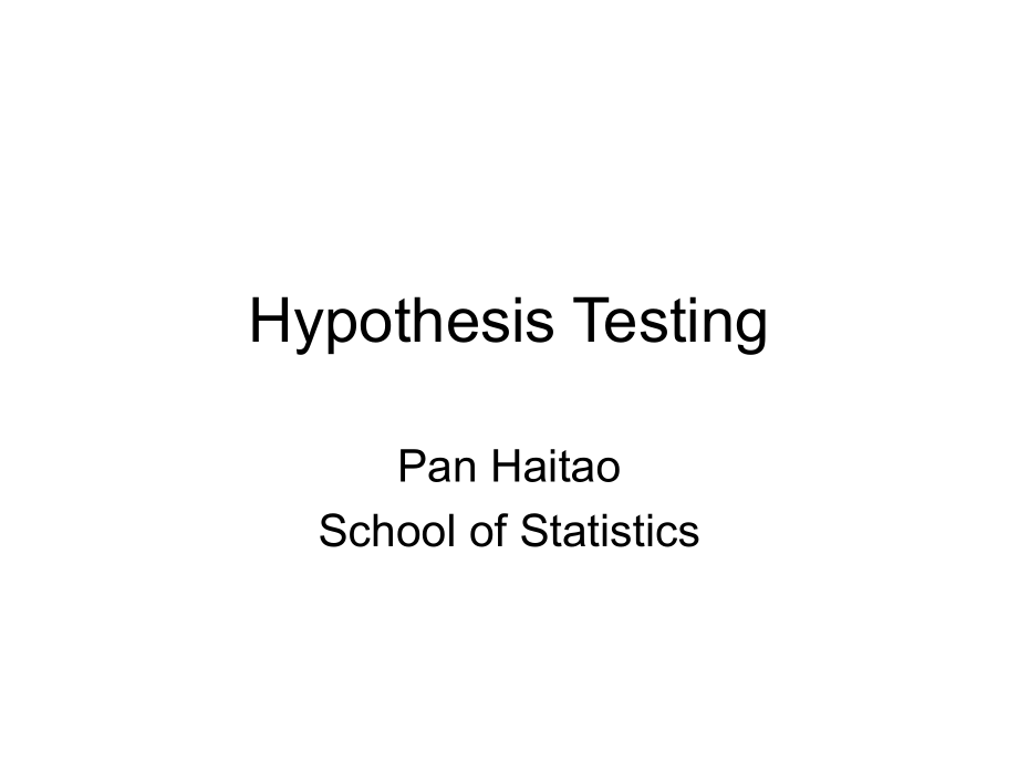 Hypothesis Testing_第1页