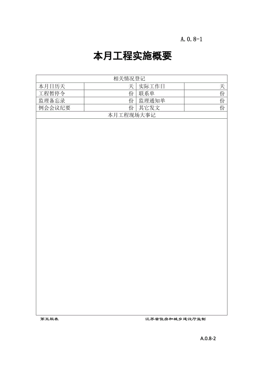 A08监理月报_第2页