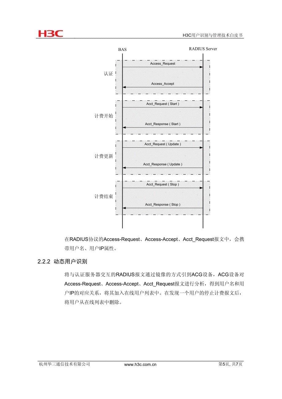 H3C用户识别与管理技术白皮书_第5页