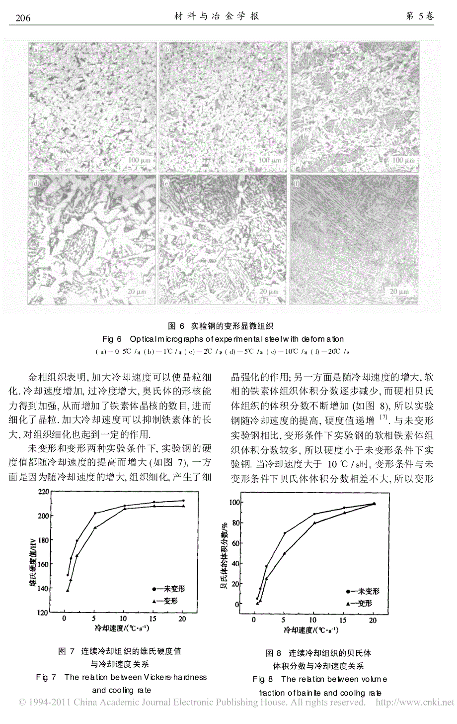 【2017年整理】0.06C-0.6Si-1.5Mn-0.6Cr双相钢的连续冷却转变_第4页