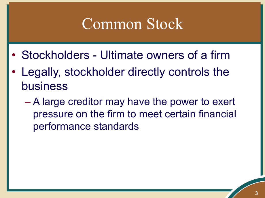 Common and  Preferred Stock  Financing_第3页
