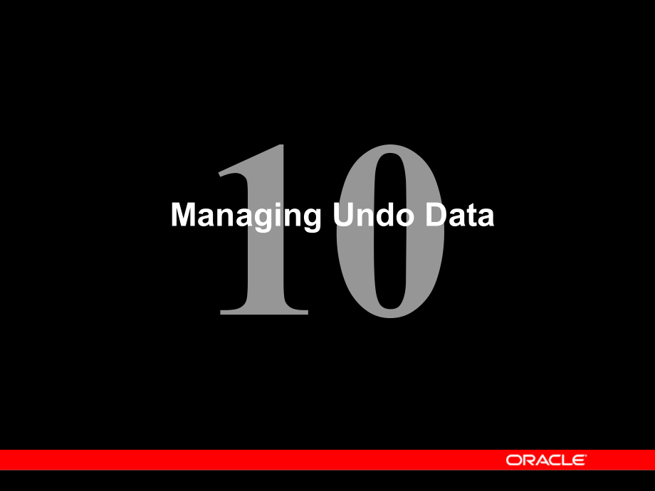 Managing Undo Data_第1页