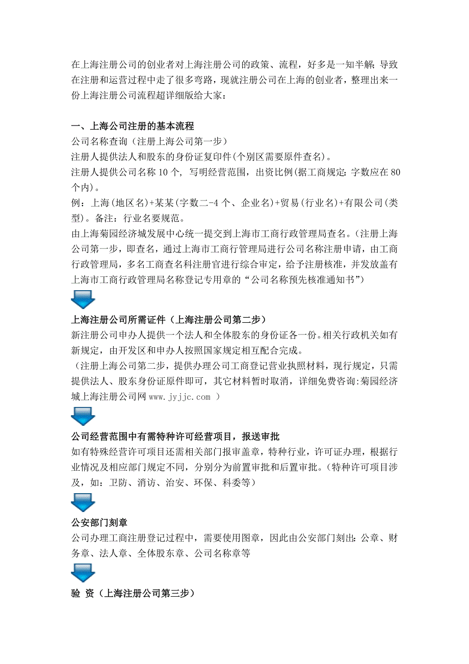 上海注册公司流程10步详细版_第1页