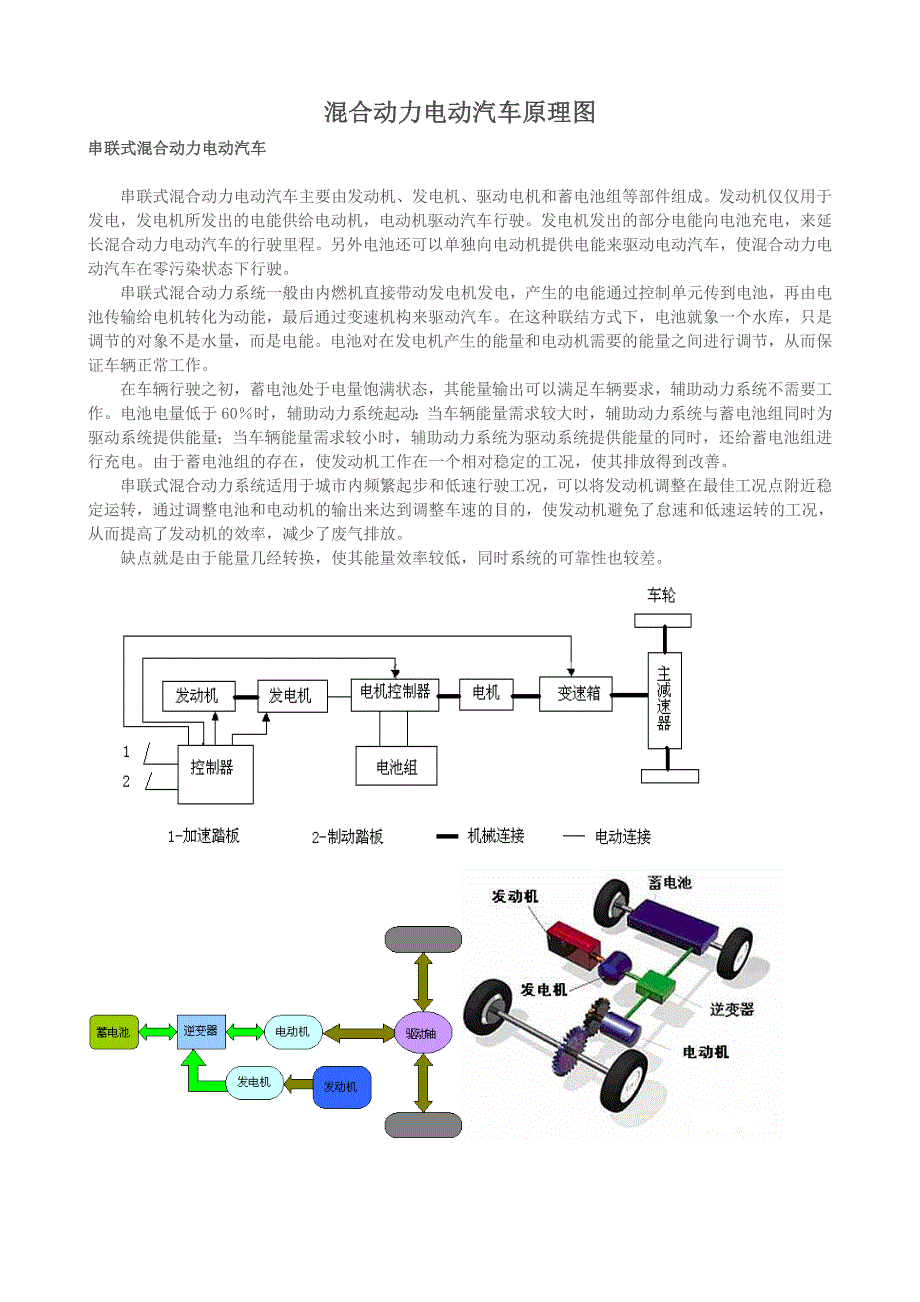 三类混合动力电动汽车原理图_第1页