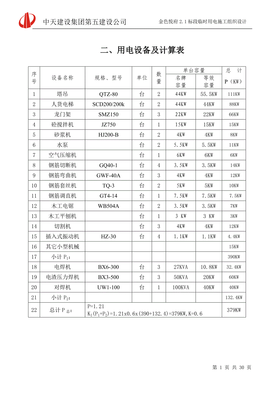 【2017年整理】-临时用电施工组织设计修改_第3页