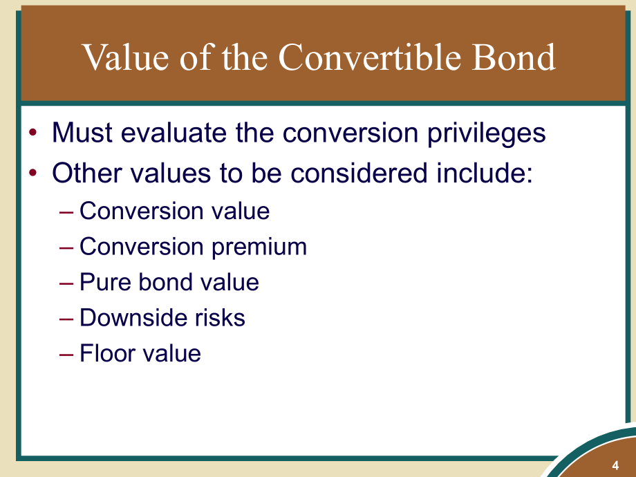 Convertibles, Warrants, and Derivatives_第4页