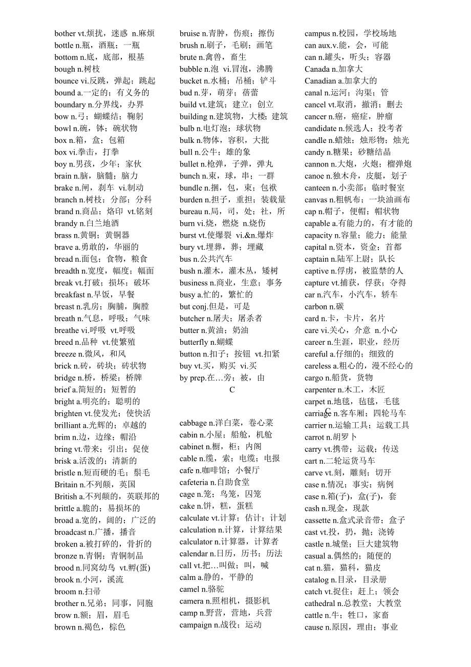 四级汇编资料5：四级词汇表2_第4页