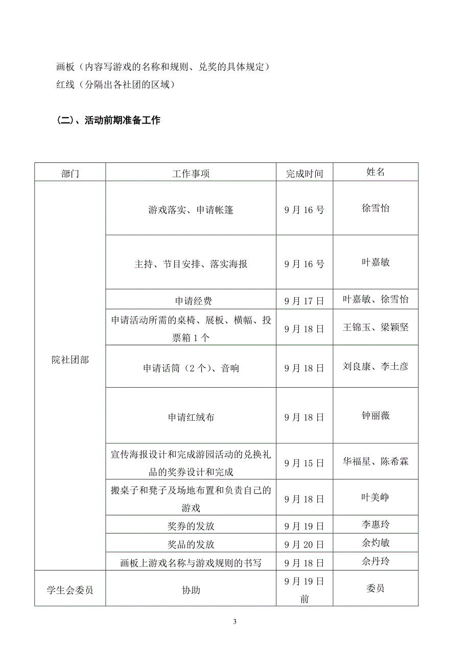 13迎新生系列活动之游园方案_第3页