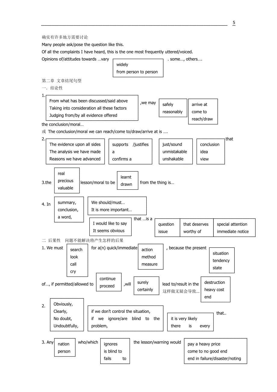 =英语写作句型_第5页