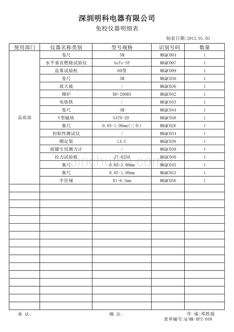 免校仪器明细表_第1页