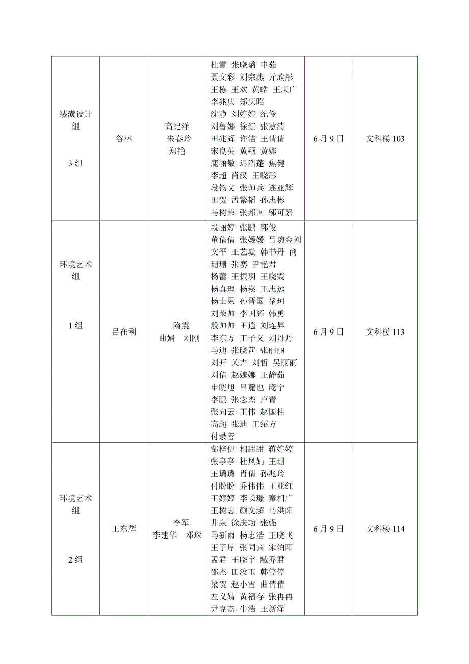 2014届本(专)科毕业生答辩分组_第2页