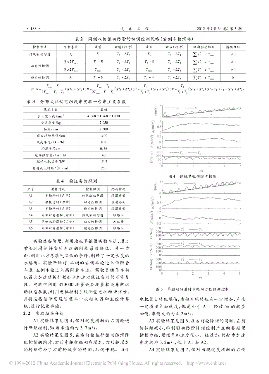 分布式驱动电动汽车驱动转矩协调控制_第4页