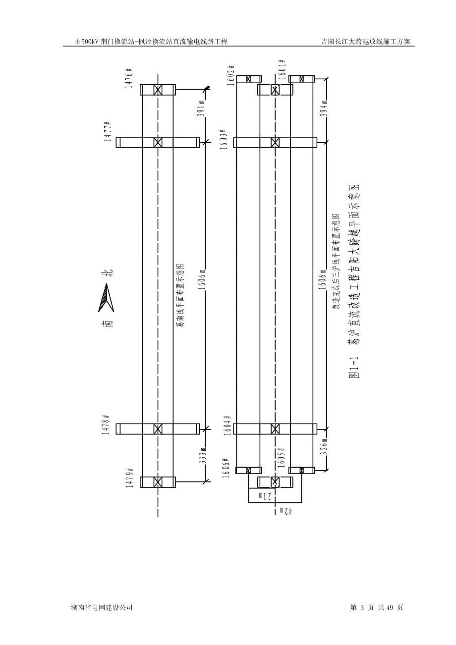 【2017年整理】±500kV荆门换流站-枫泾换流站直流输电线路工程  吉阳长江大跨越施工措施(正版)_第5页