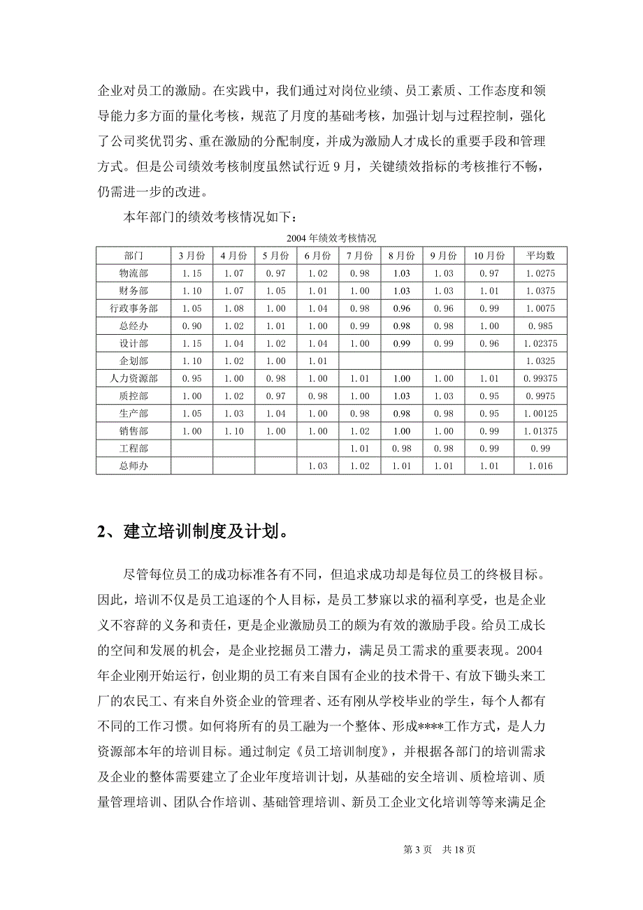 人力资源部年度工作总结及规划 _第4页