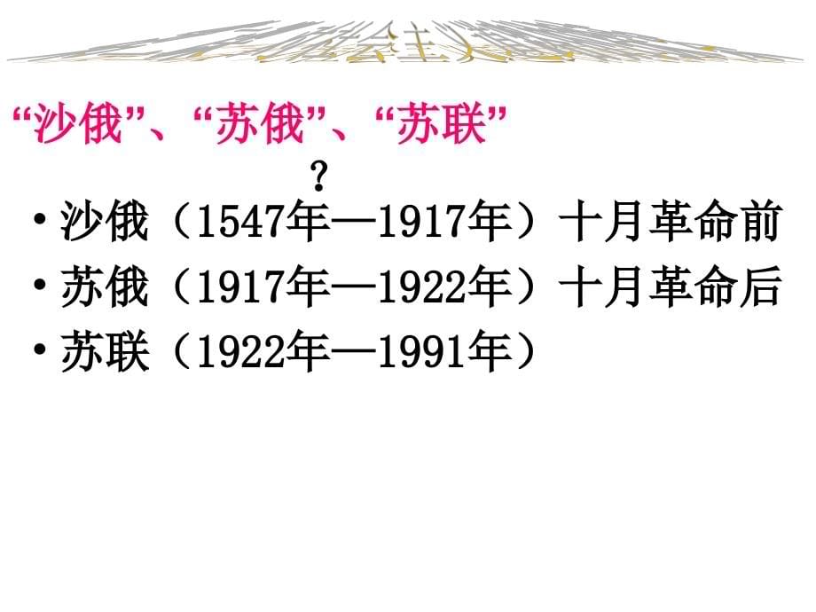 人教版九年级下册世界历史全册复习ppt课件_第5页