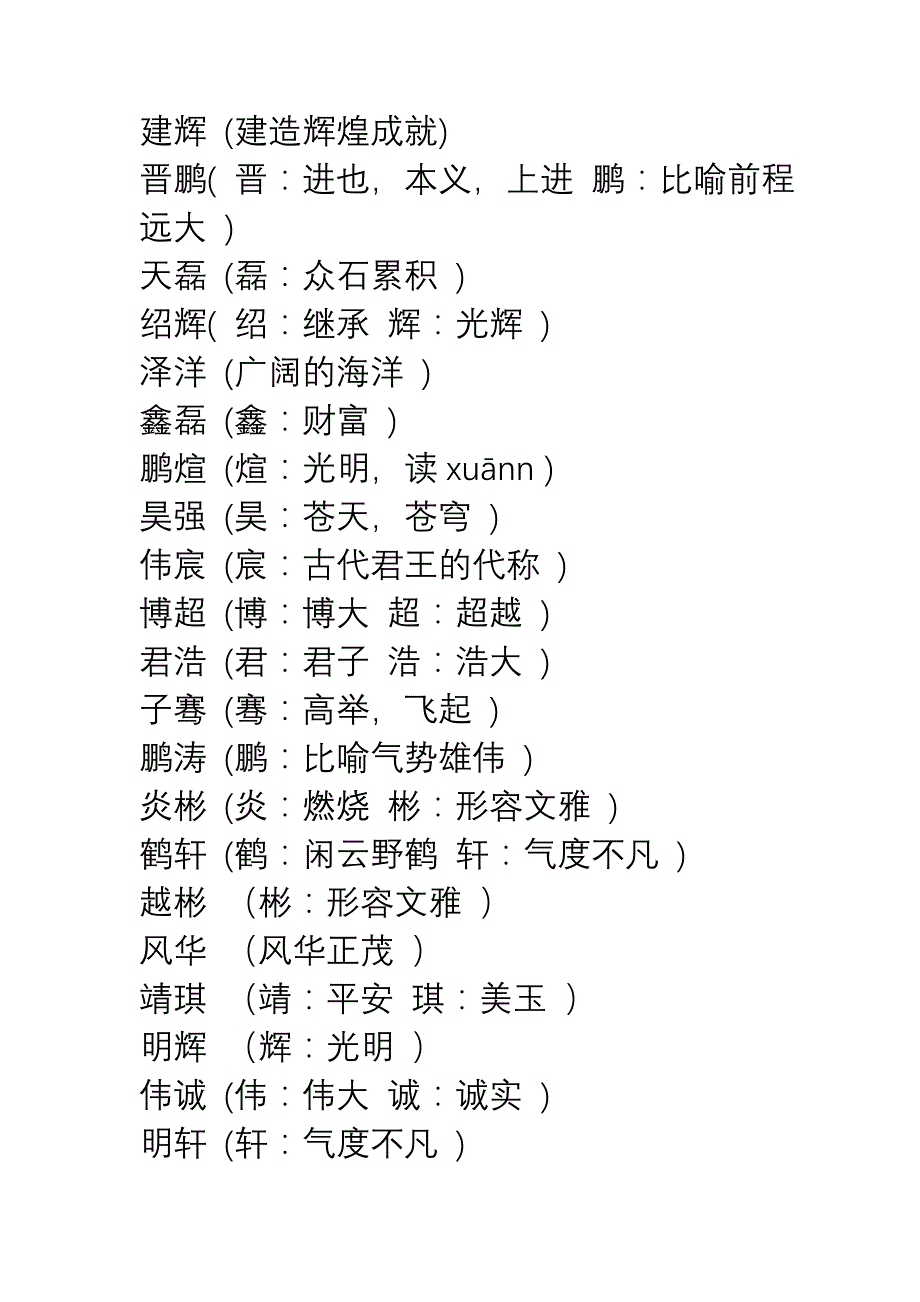 儿子女儿的名字库_第4页